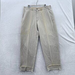Vintage Patagonia Duck Pants Mens 36x29 Beige Chino Flat Front Canvas Relaxed